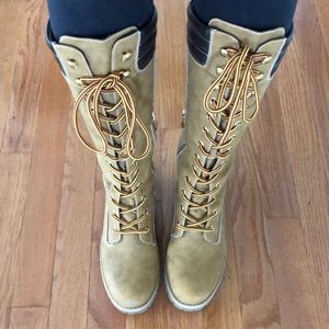 NEVER BEFORE WORN Lace Up Boots